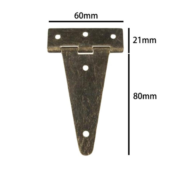 Heavy Duty Bronze Flat T Hinge