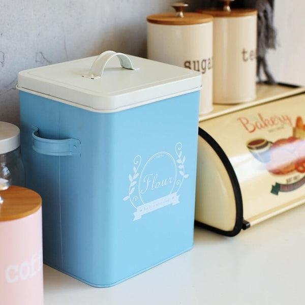 Kitchen Flour Storage Iron Box