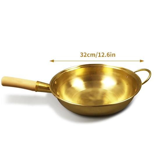 Pure Copper Wok Pan Copper Pot