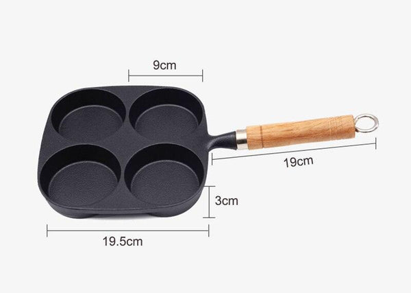 Cast Iron Fried Egg Omelette Pan